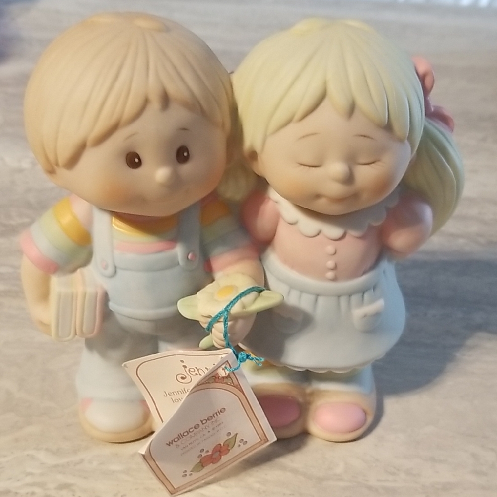 1983 Josh And Jennifer Ceramic Bank By Wallace Berrie